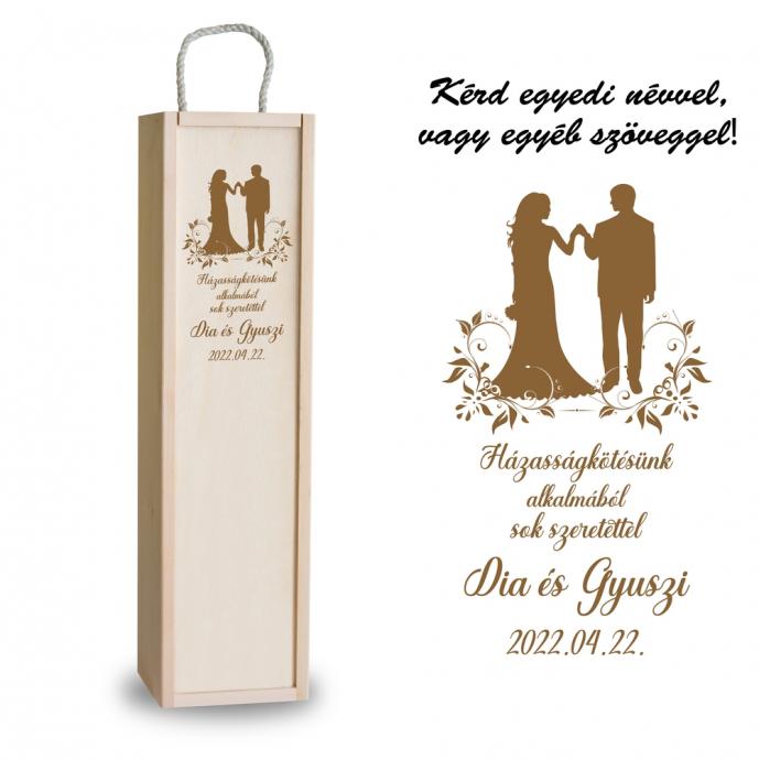 Fa bortartó doboz - Esküvőre