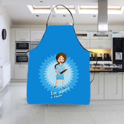 Itt anyu a főnök kötény