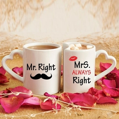 Szíves Mr&Mrs bögrék