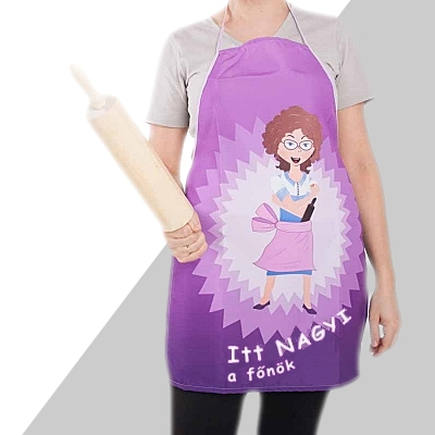 Itt nagyi a Főnök kötény