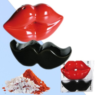 Száj-bajusz só és bors szóró