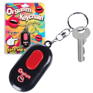 Orgazmus kulcstartó