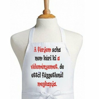 A férjem soha nem kötény