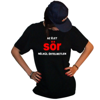 Élet sör nélkül póló