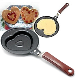 Szív alakú serpenyő