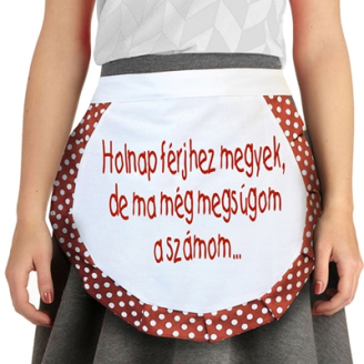 férjhez megyek...kötény