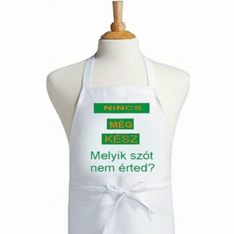 Nincs még kész... kötény