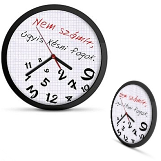 Mindig elkésők órája Hu.