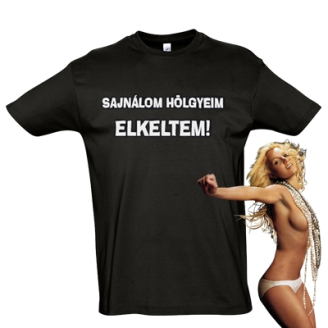 hölgyeim elkeltem! póló