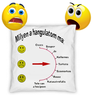 Milyen a hangulatom ma párna