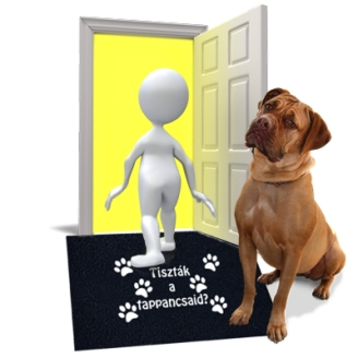 Tiszták a tappancsaid lábtörlő